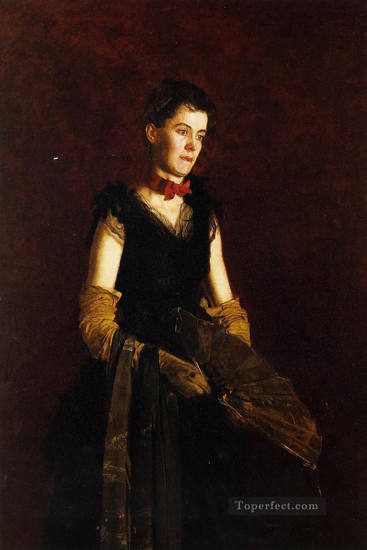 Portrait of Letitia Wilson Jordan Realism portraits Thomas Eakins Oil Paintings